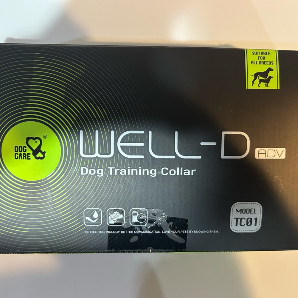 New in Box - Dog Care WELL-D ADV Dog Training Collar